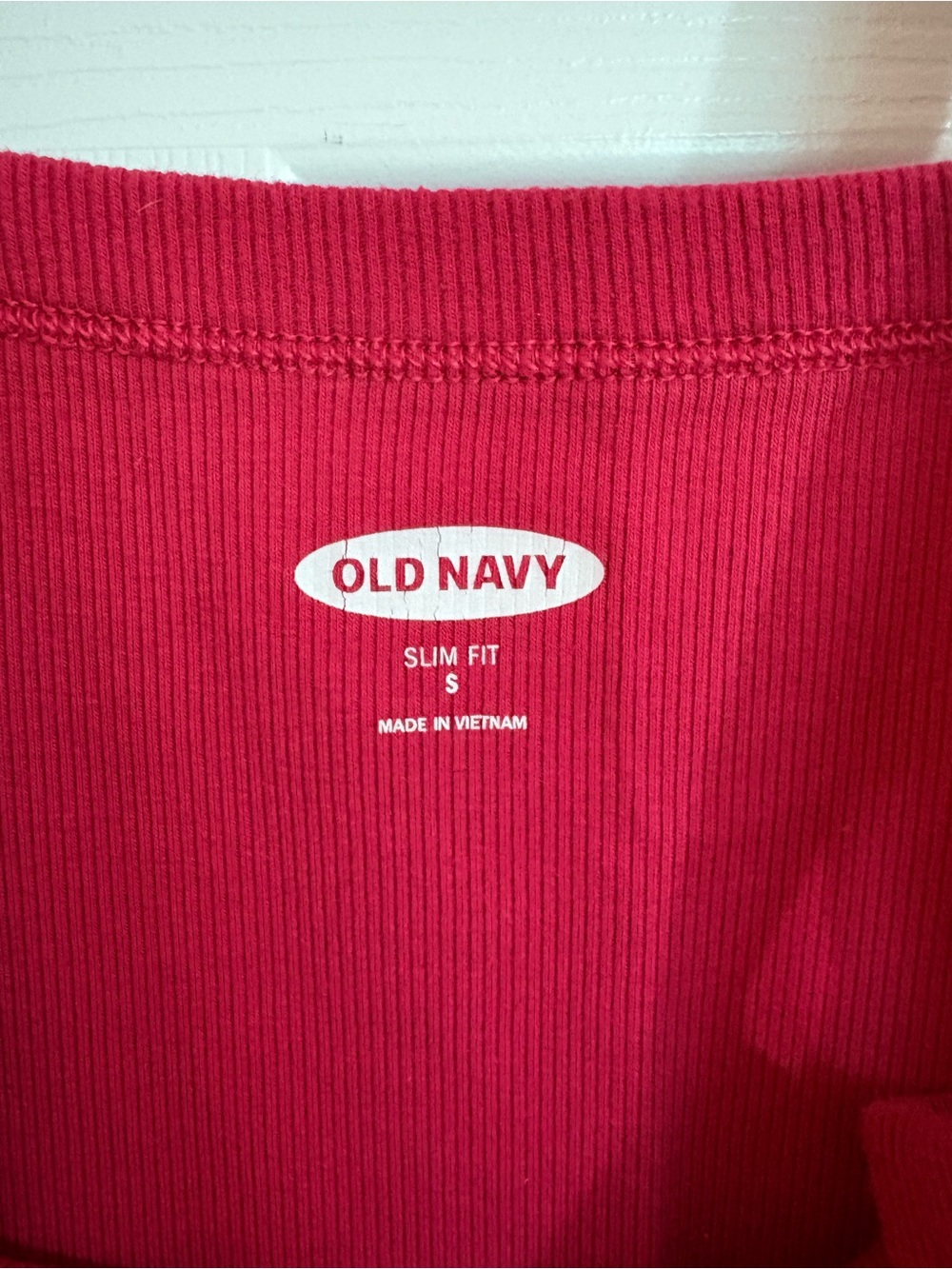 Basic Ribbed Square Neck Tank Top - Bright Raspberry Pink - Picture 3 of 3